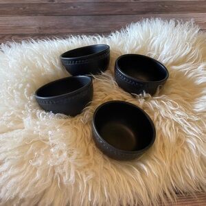 Cost Plus World Market Black Bowls Set